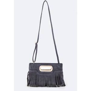 Fringe Convertible Clutch